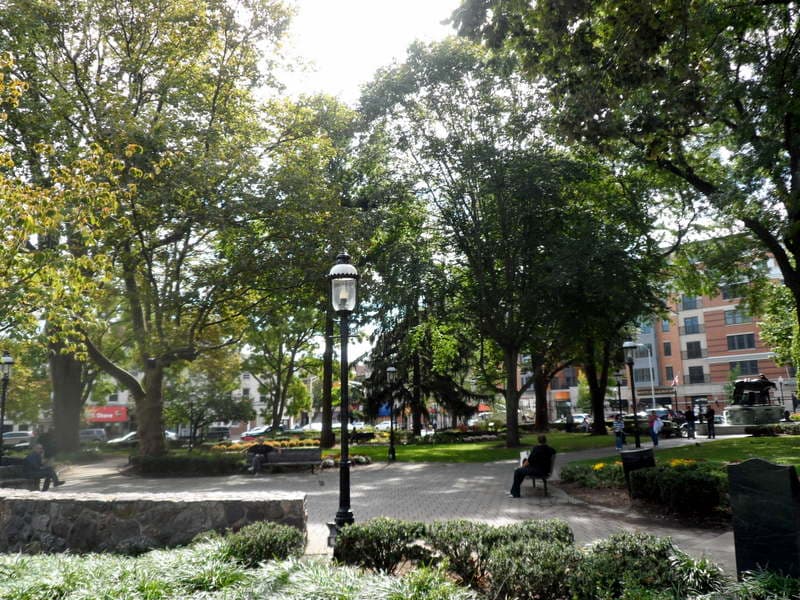 Local street or neighborhood view of Morristown, New Jersey
