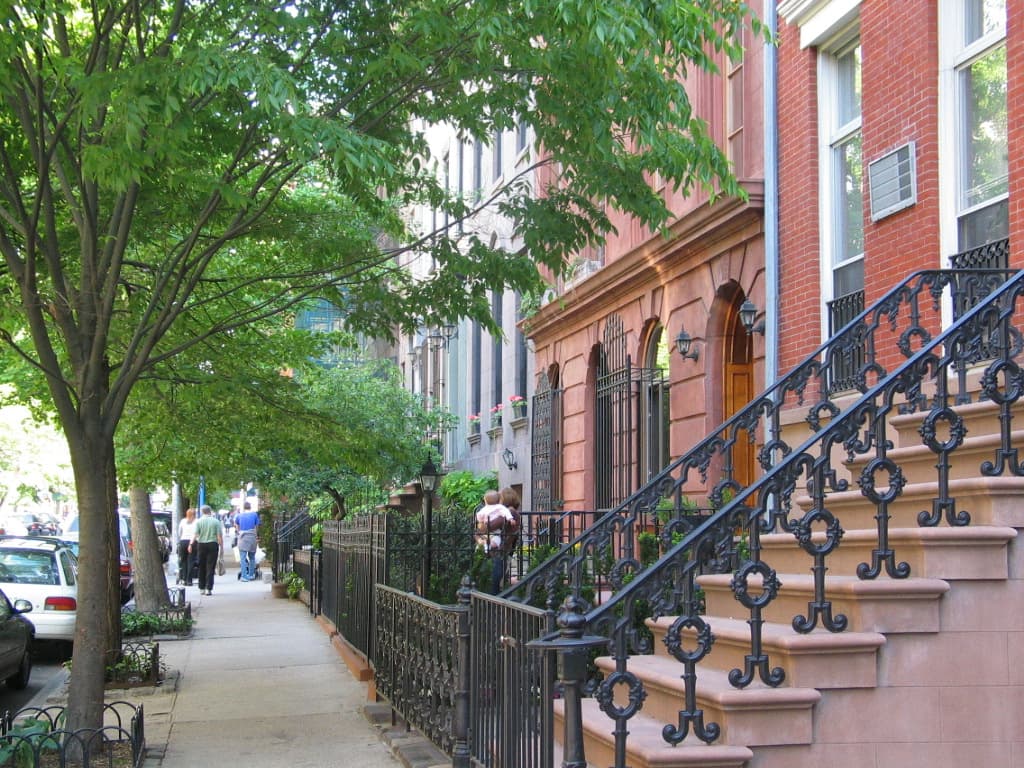 Local street or neighborhood view of Chelsea, Manhattan