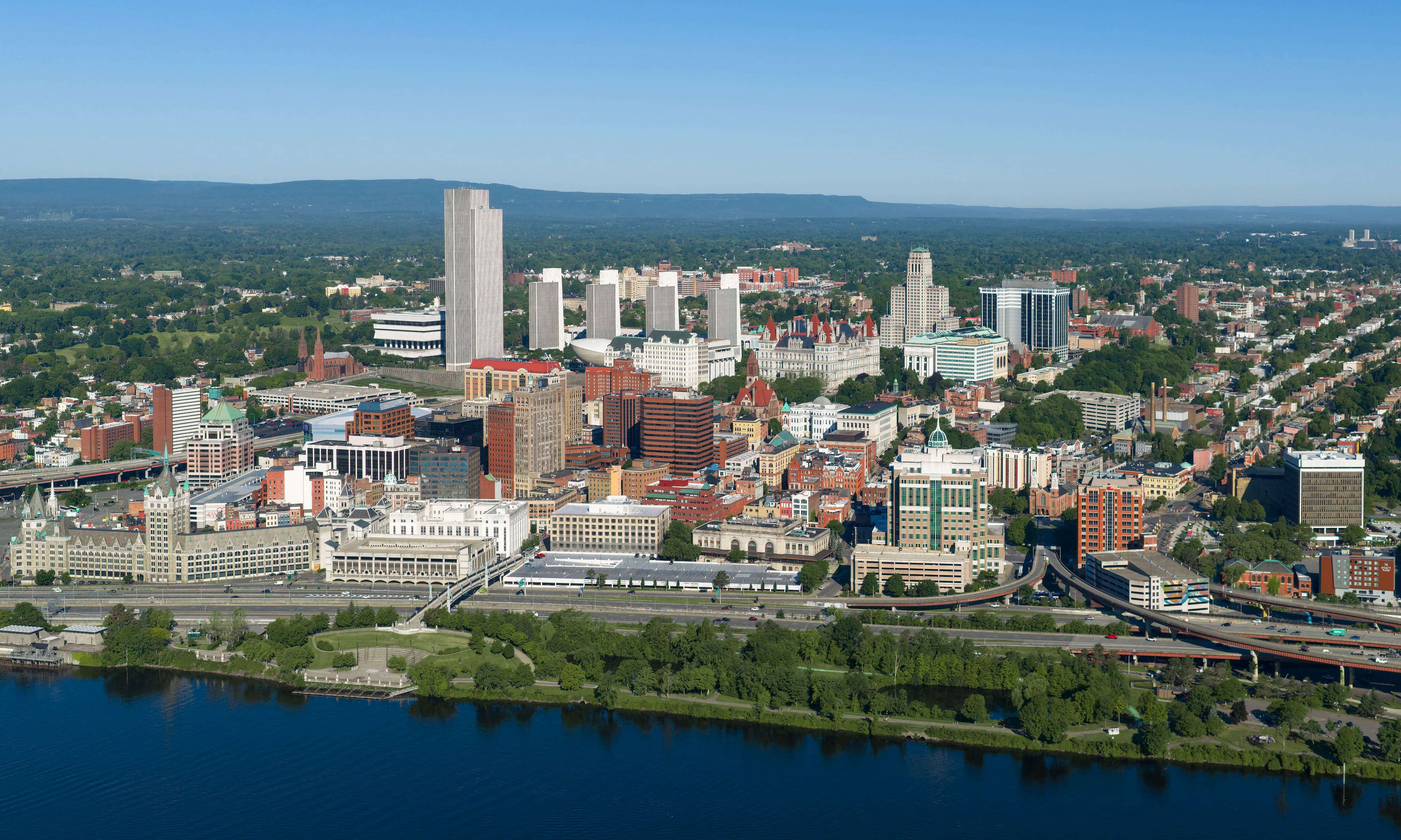Local street or neighborhood view of Albany, NY
