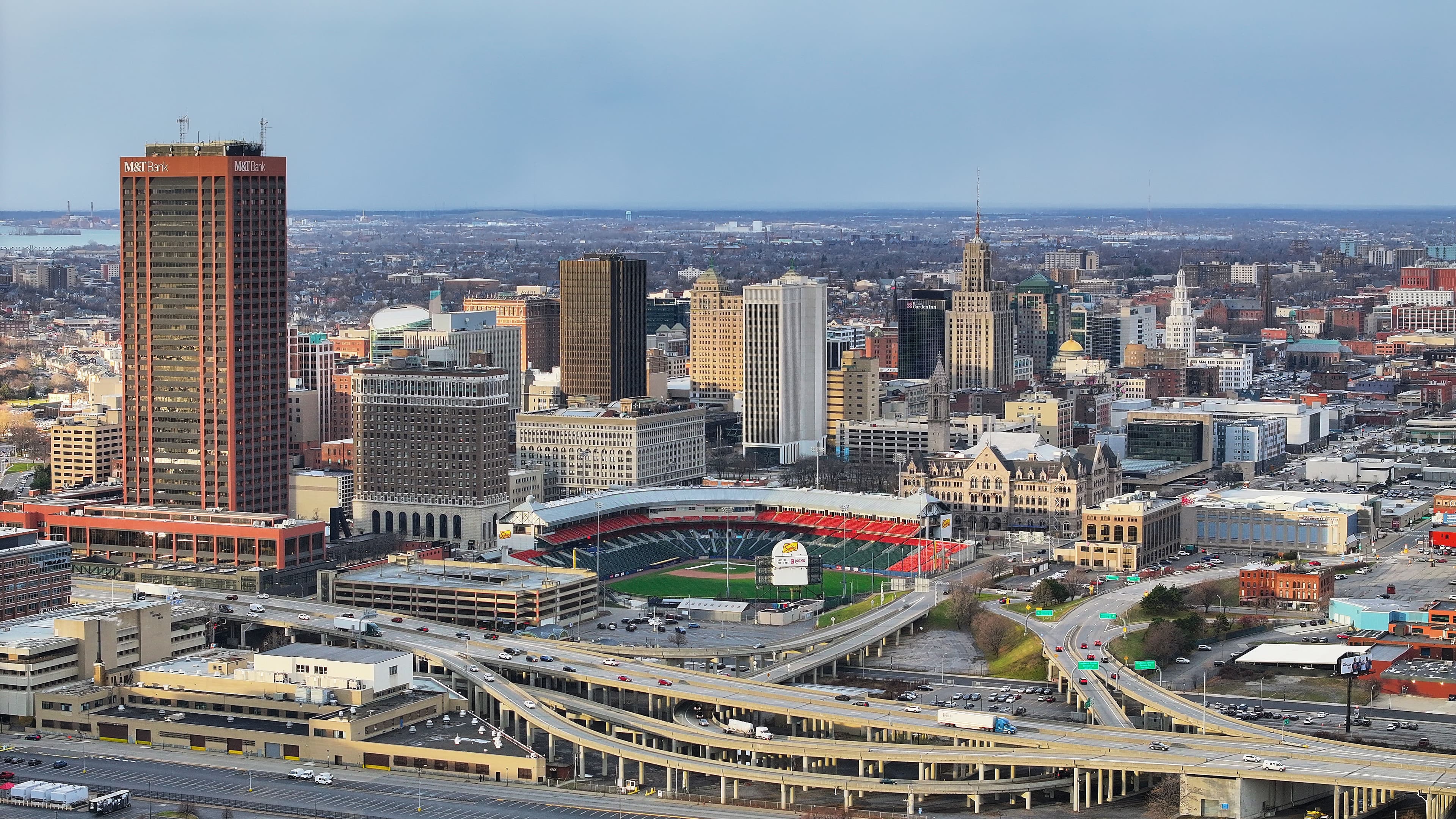 Local street or neighborhood view of Buffalo, NY