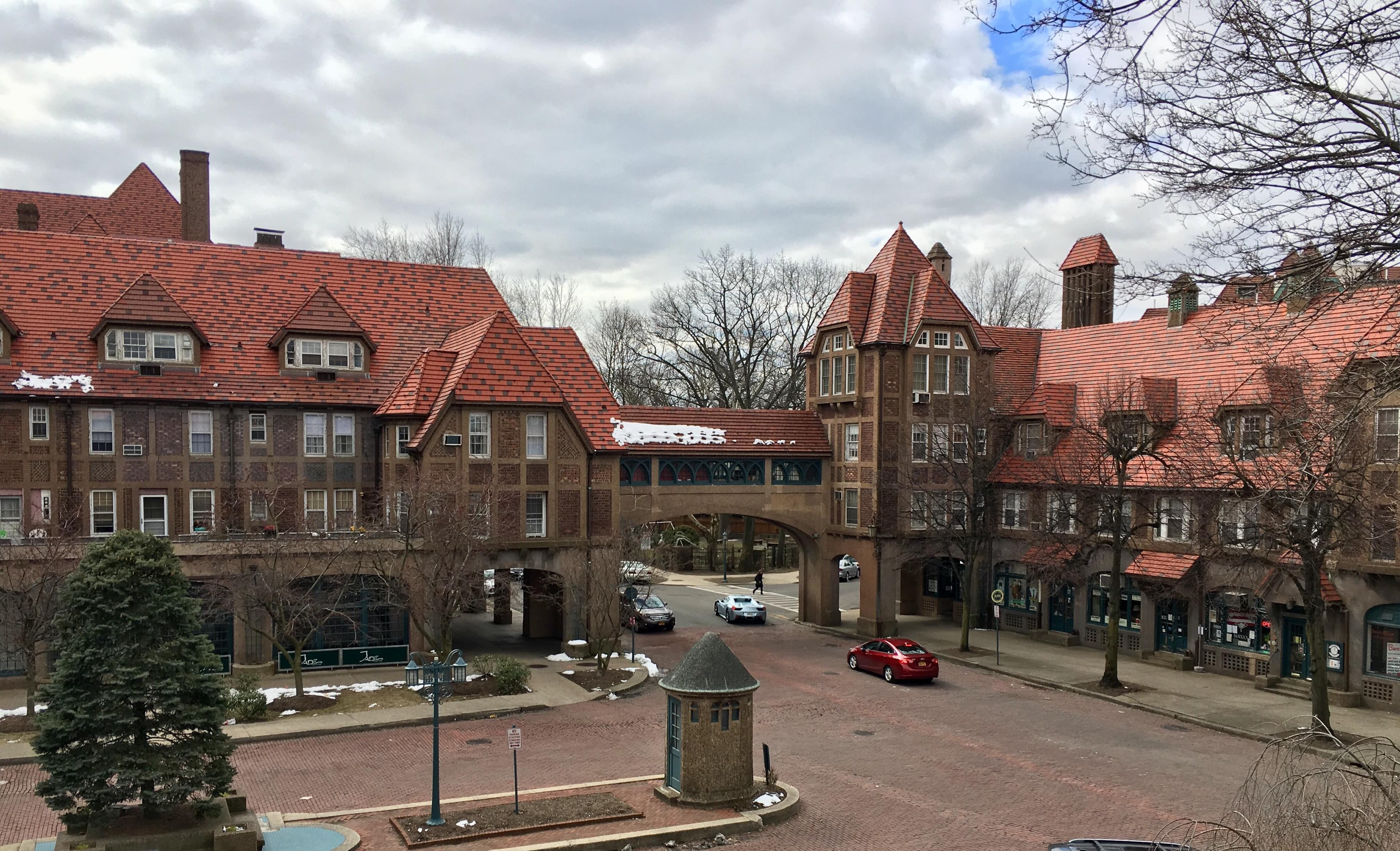 Local street or neighborhood view of Forest Hills, Queens