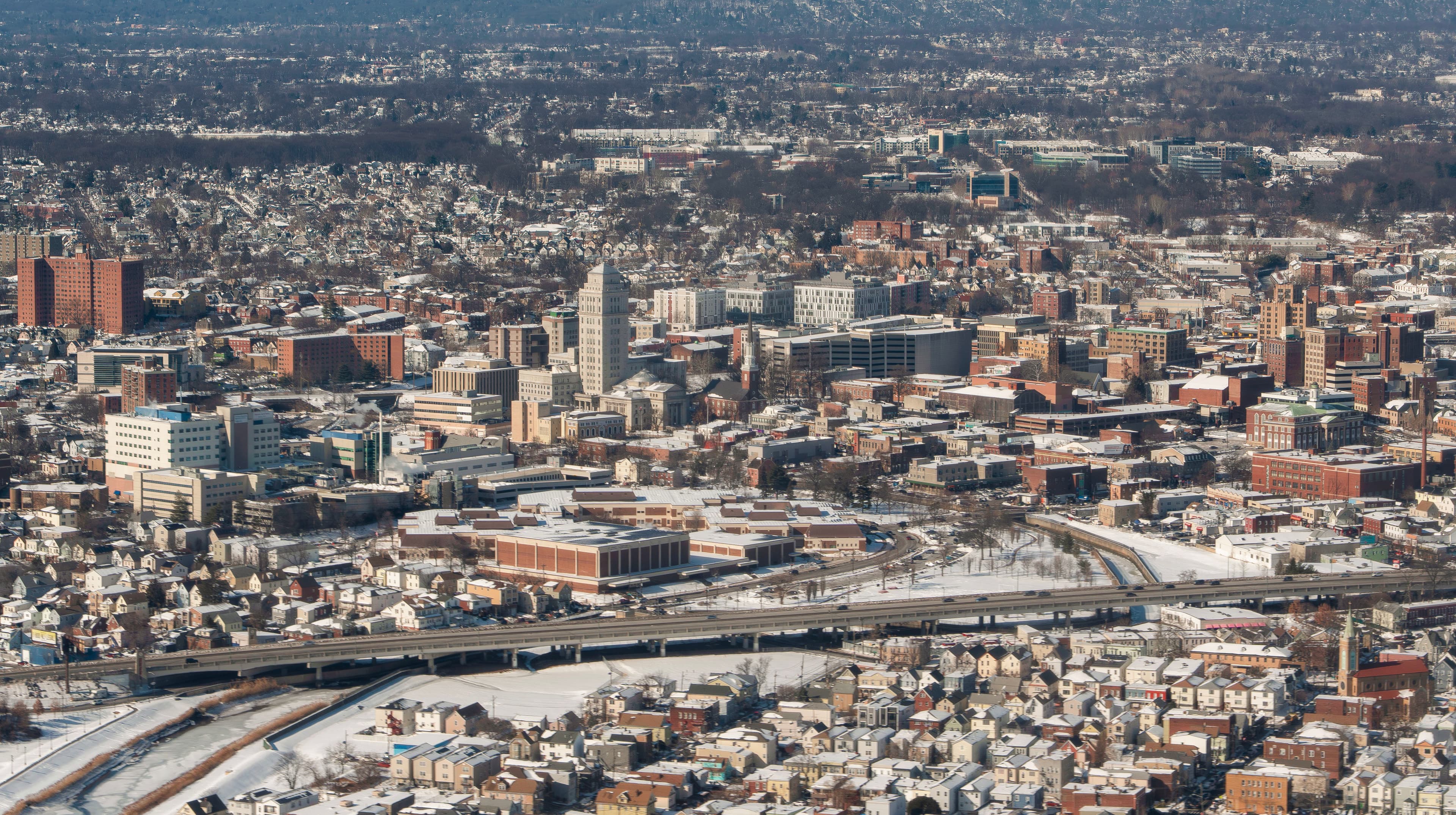 Local street or neighborhood view of Elizabeth, New Jersey