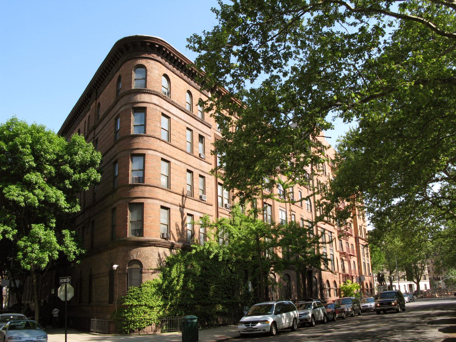 Local street or neighborhood view of Harlem, Manhattan