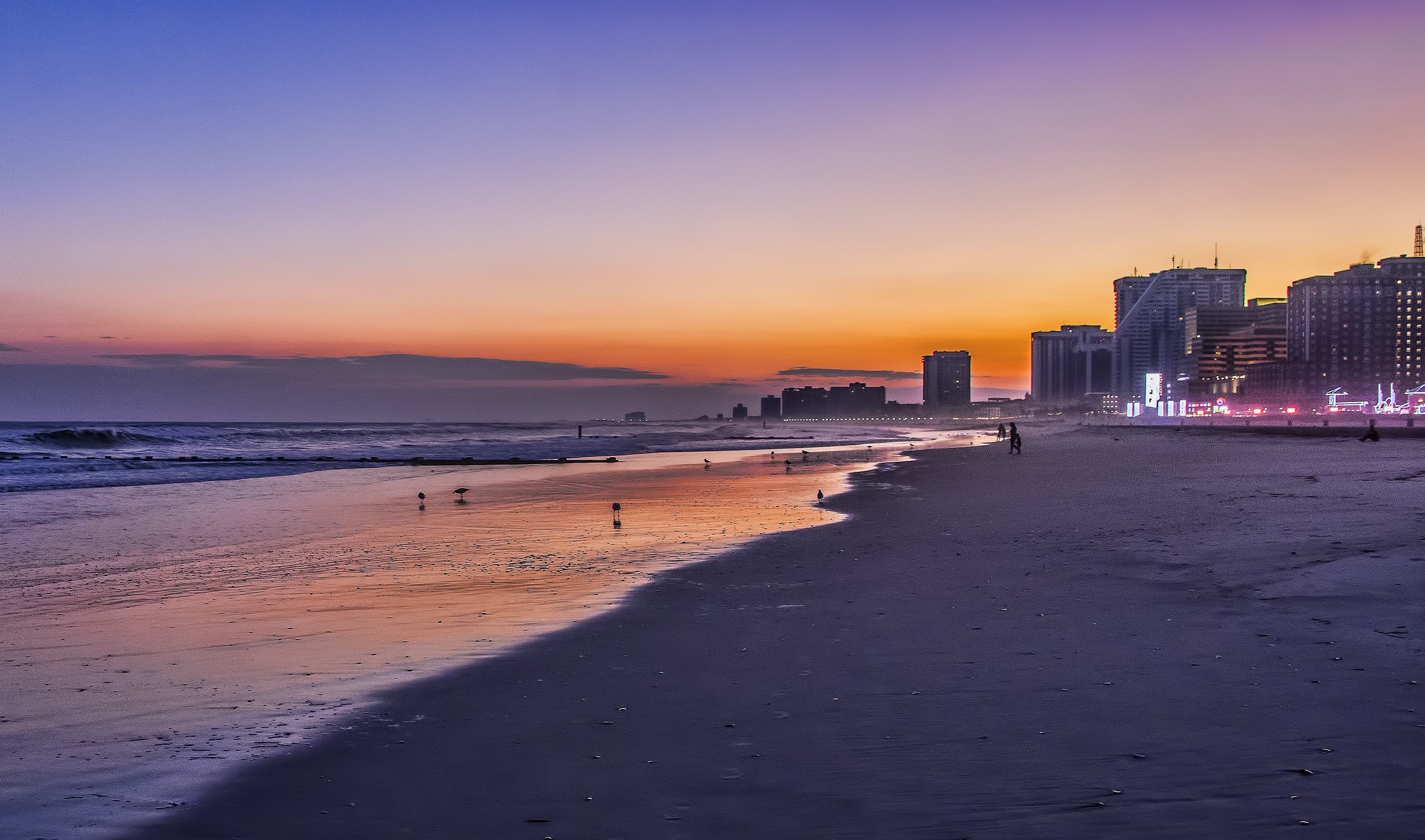 Local street or neighborhood view of Atlantic City, New Jersey