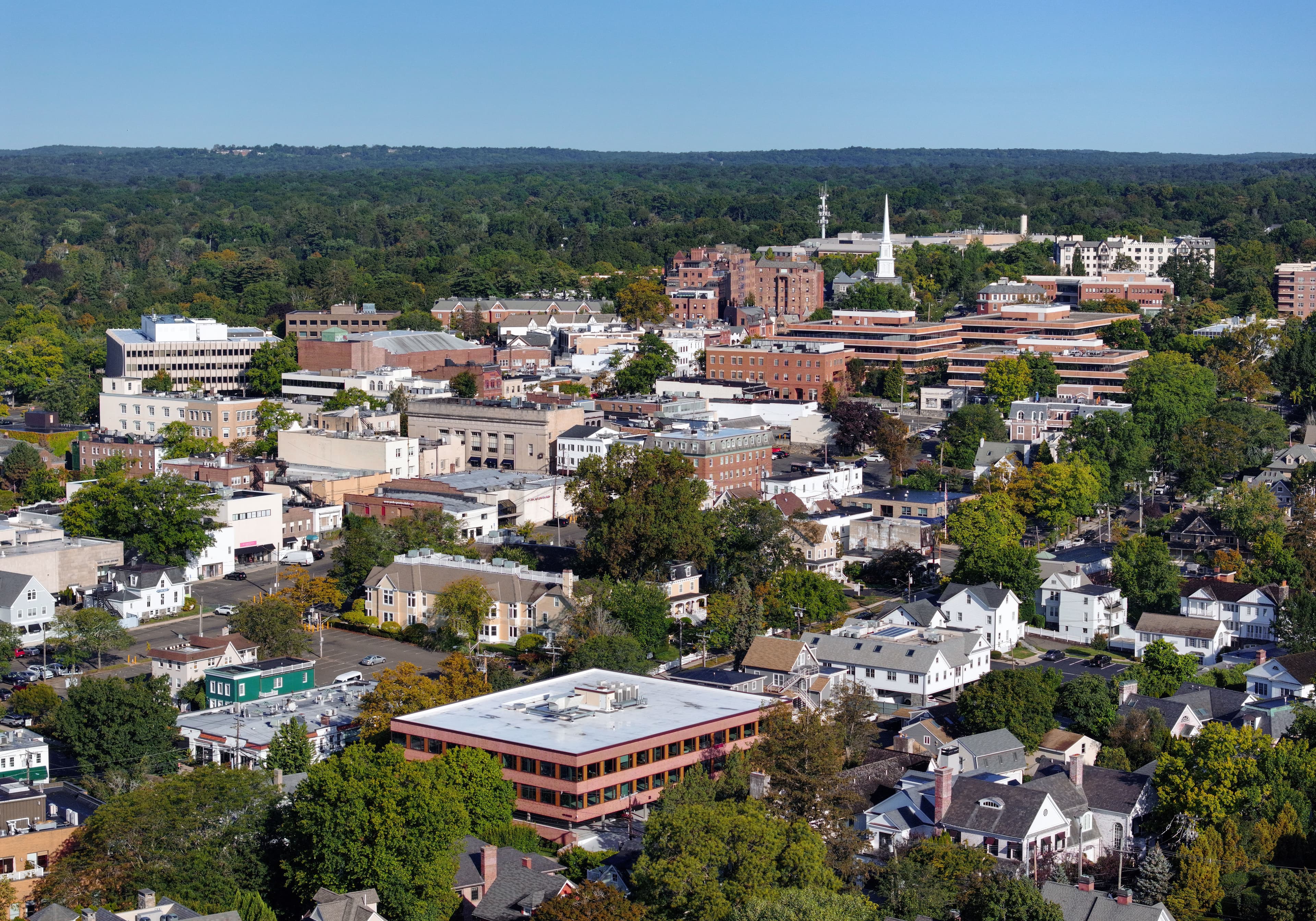 Local street or neighborhood view of Greenwich, Connecticut