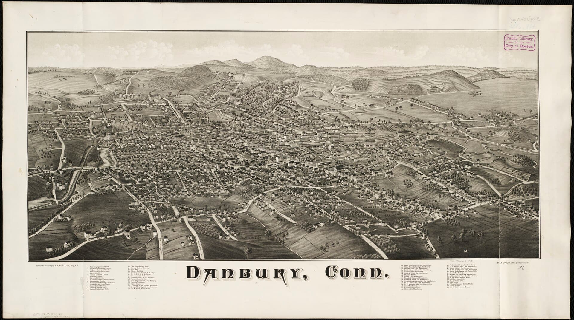 Local street or neighborhood view of Danbury, Connecticut