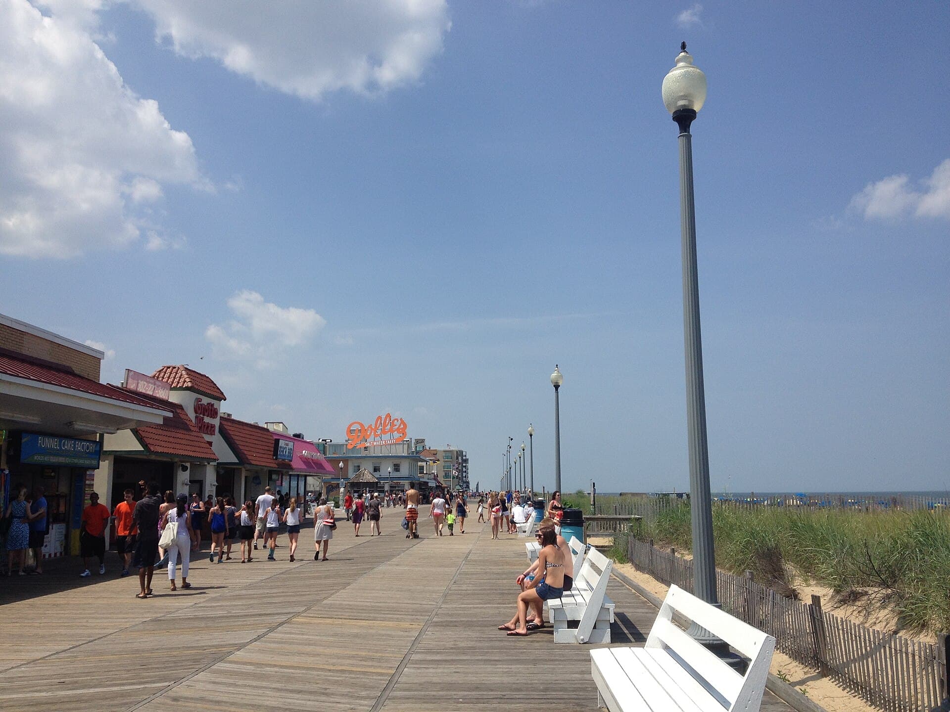 Local street or neighborhood view of Rehoboth Beach, Delaware