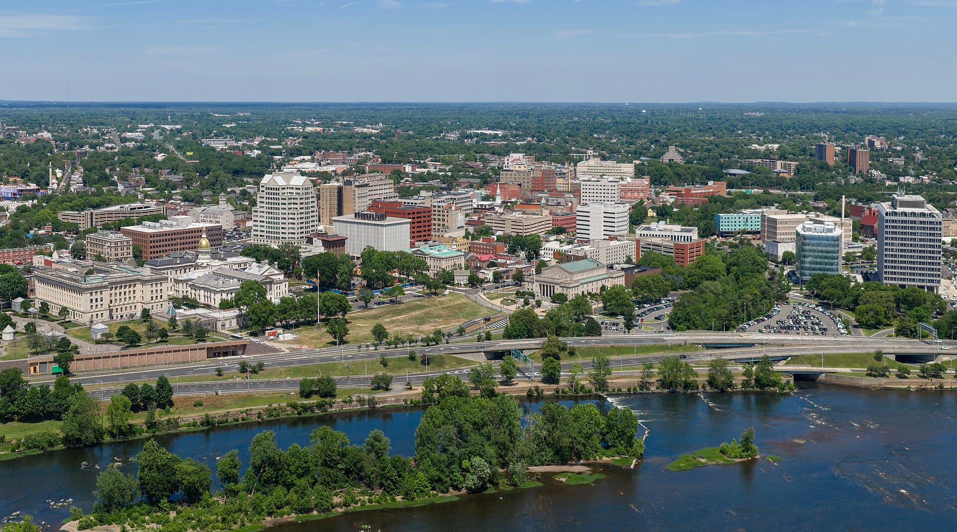 Local street or neighborhood view of Trenton, New Jersey