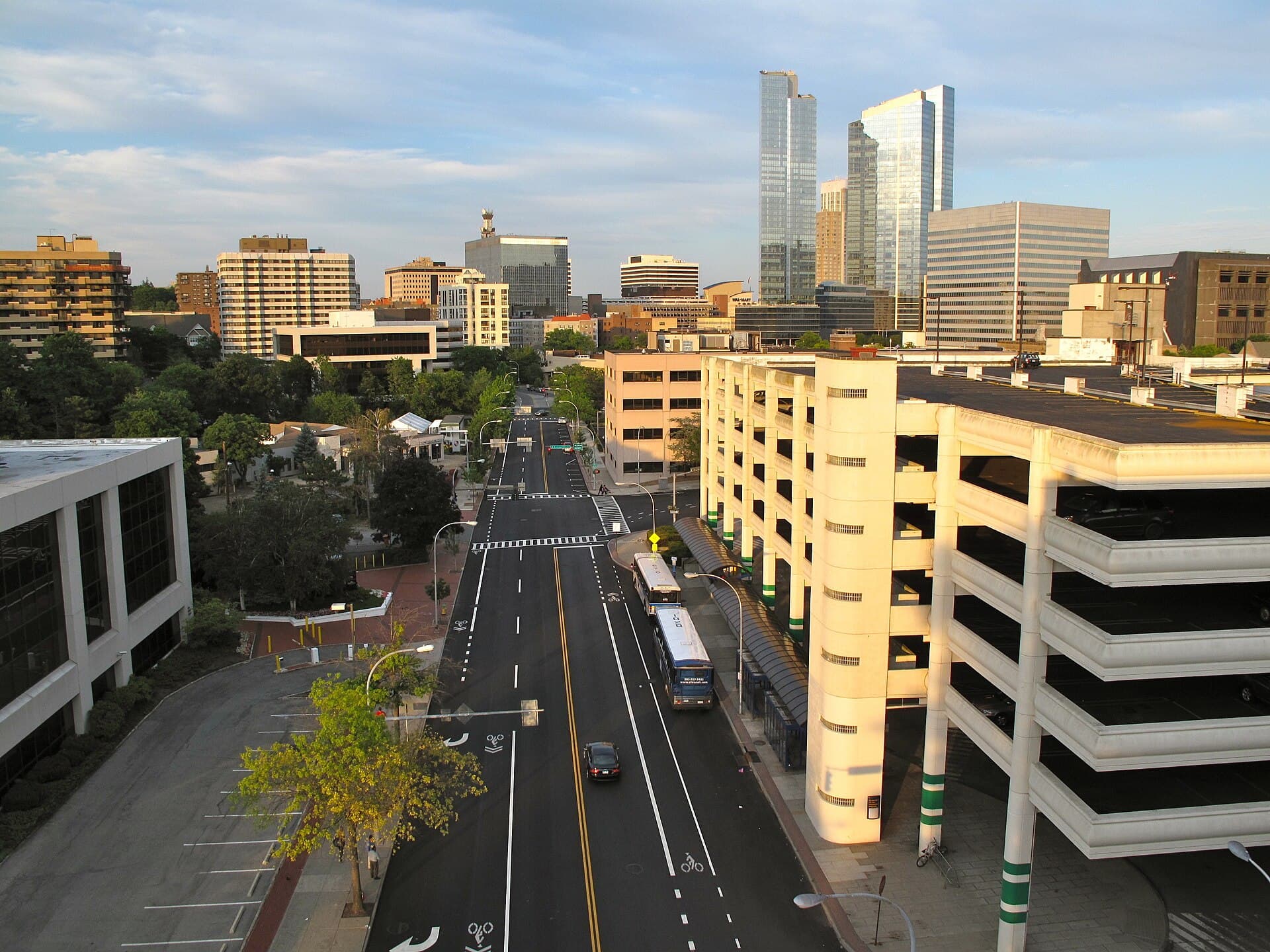 Local street or neighborhood view of White Plains, NY