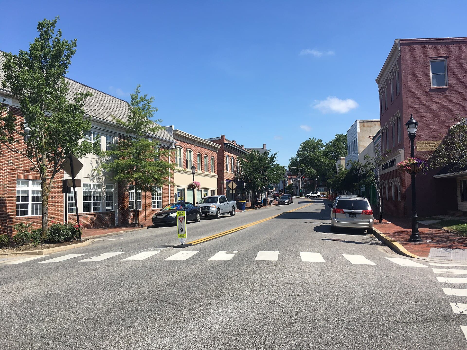 Local street or neighborhood view of Milford, Delaware